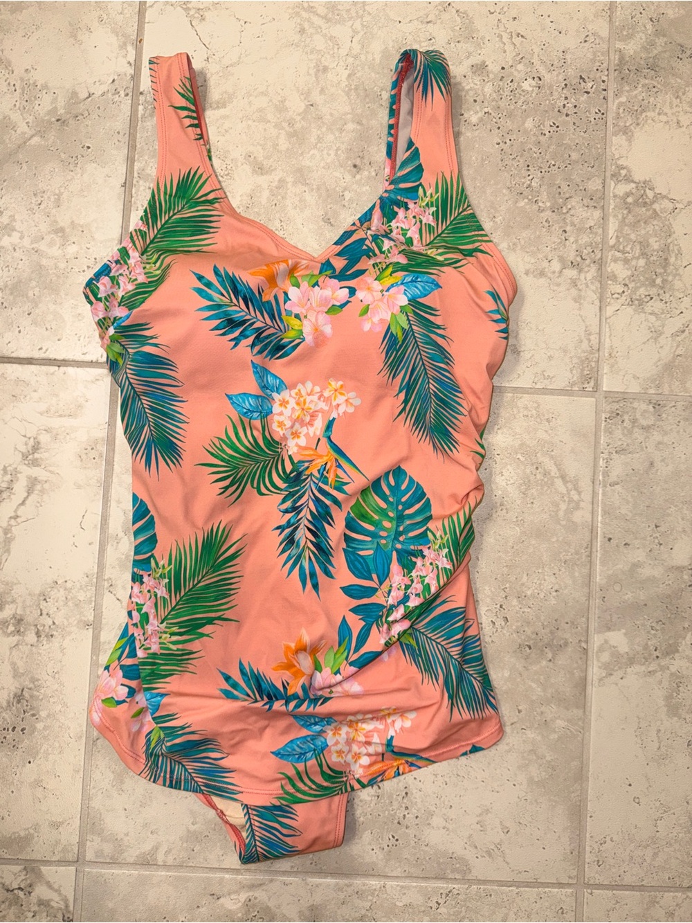 Kim Gravel x Swimsuits For All Sarong Front 1-Piece Swimsuit 6219